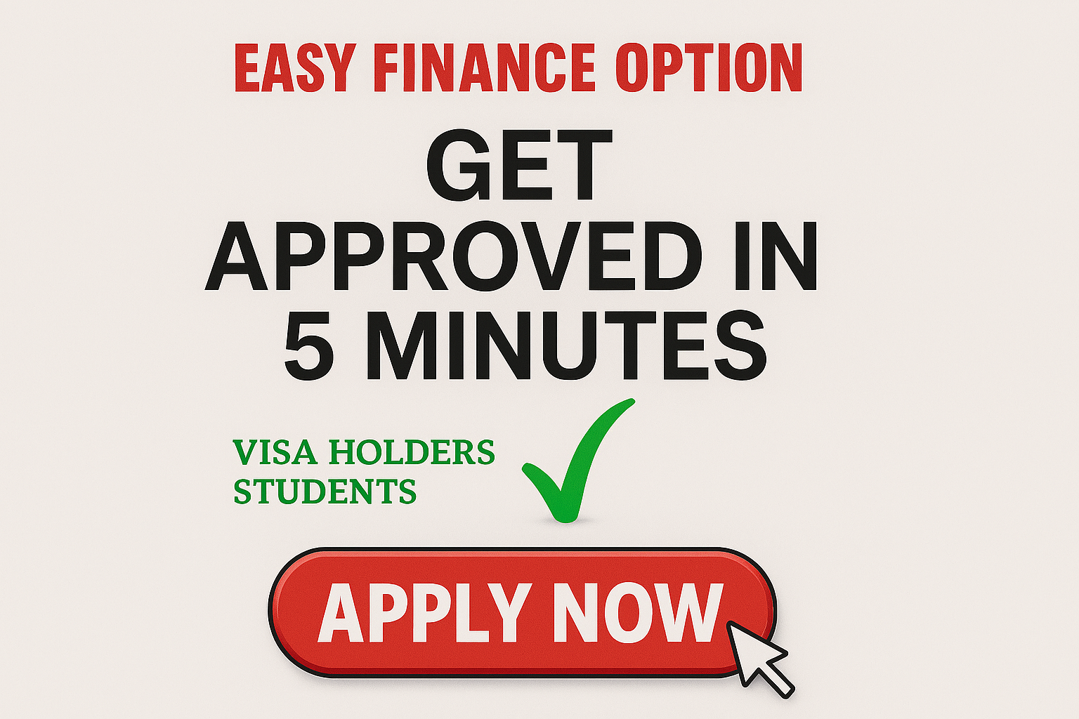Apply Now - Finance Available